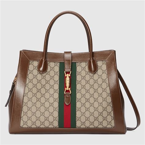 vintage gucci jackie bags|jackie 1961 large tote bag.